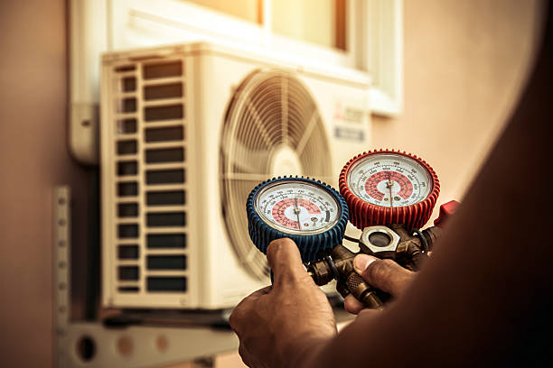 Professional Hvac Maintenance technician working in Tecumseh, OK